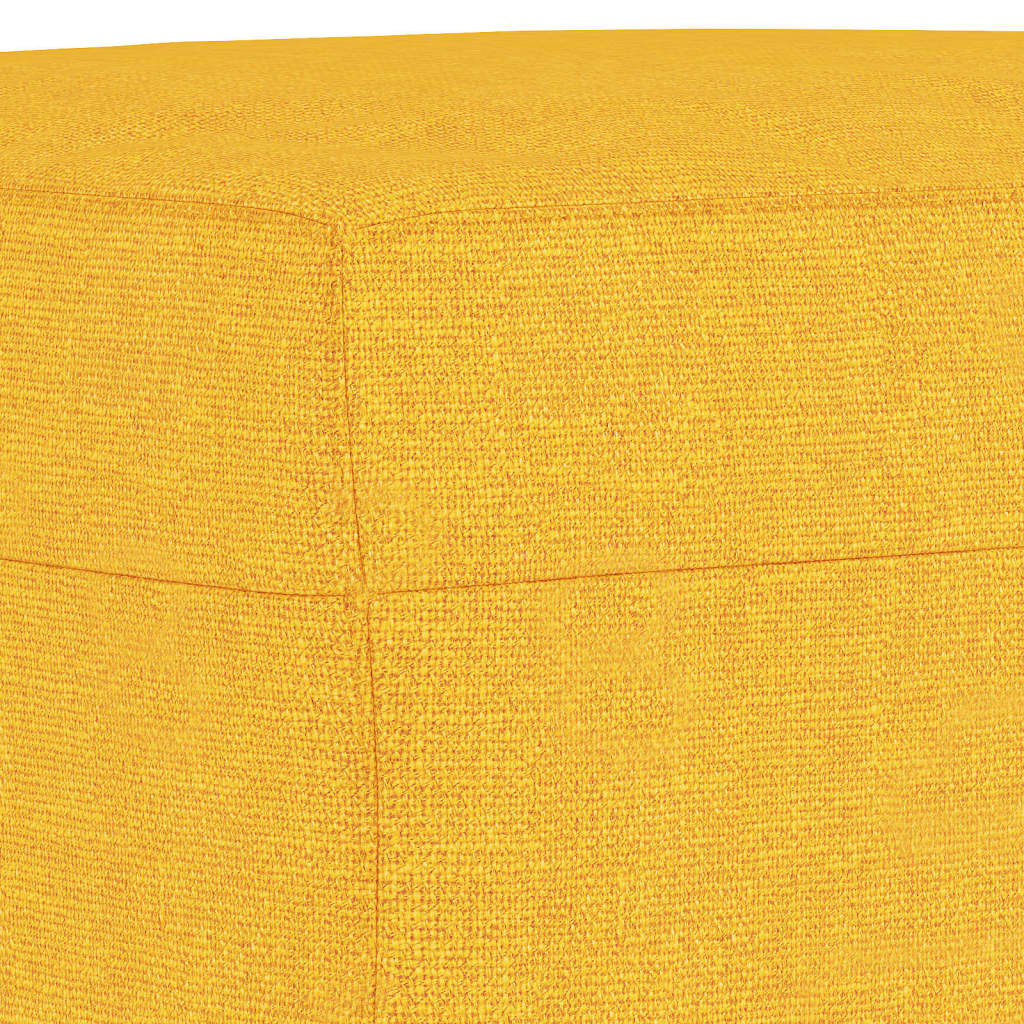 Bankje 100X35X41 Cm Stof Lichtgeel 100 x 35 x 41 cm