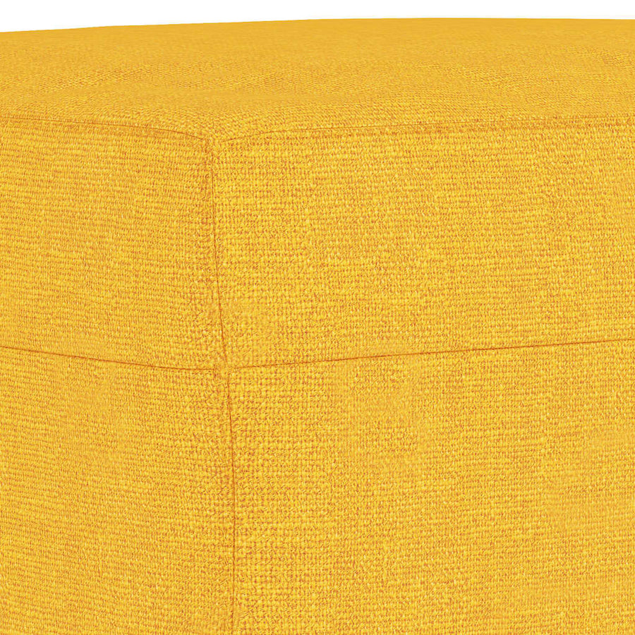 Bankje 100X35X41 Cm Stof Lichtgeel 100 x 35 x 41 cm