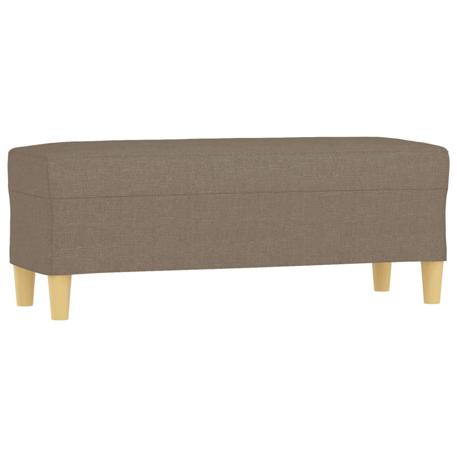 Bankje 100X35X41 Cm Stof Taupe