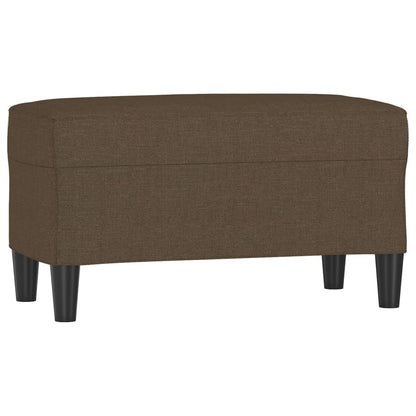 Bankje 70x35x41 cm stof bruin