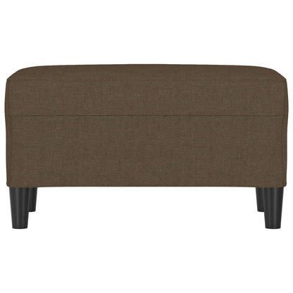 Bankje 70x35x41 cm stof bruin