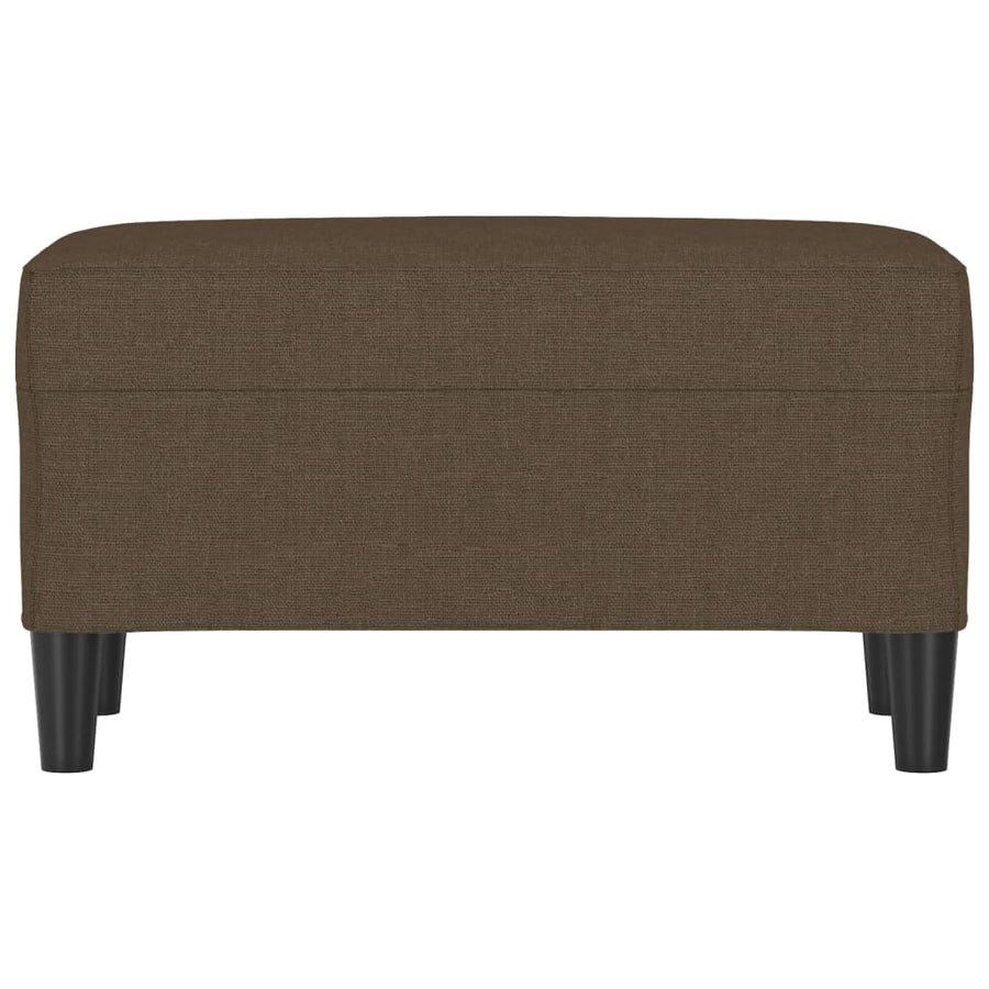 Bankje 70x35x41 cm stof bruin
