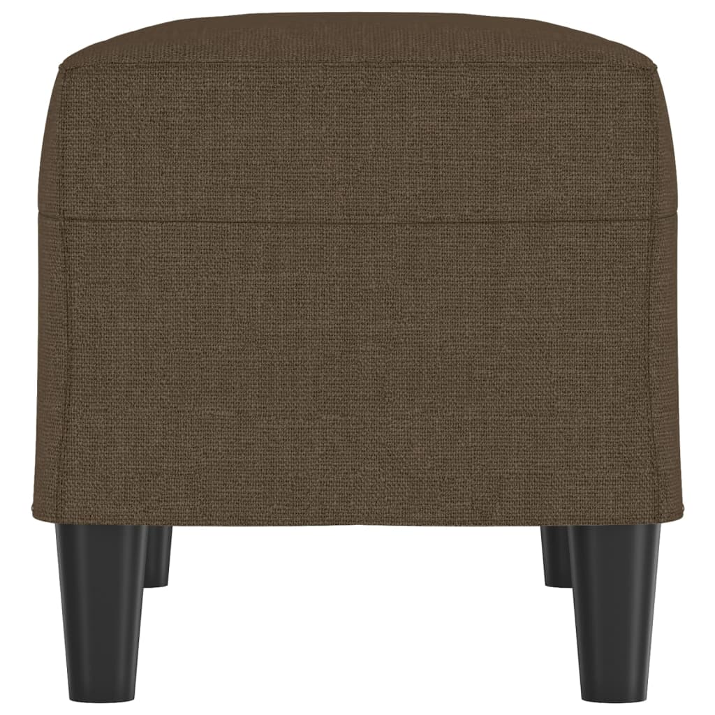 Bankje 70x35x41 cm stof bruin