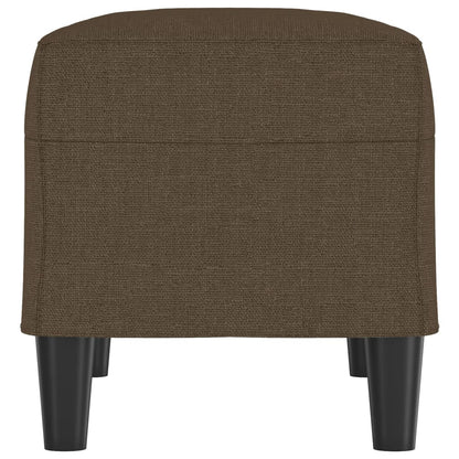Bankje 70x35x41 cm stof bruin