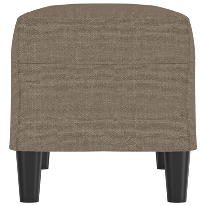 Bankje 70x35x41 cm stof taupe