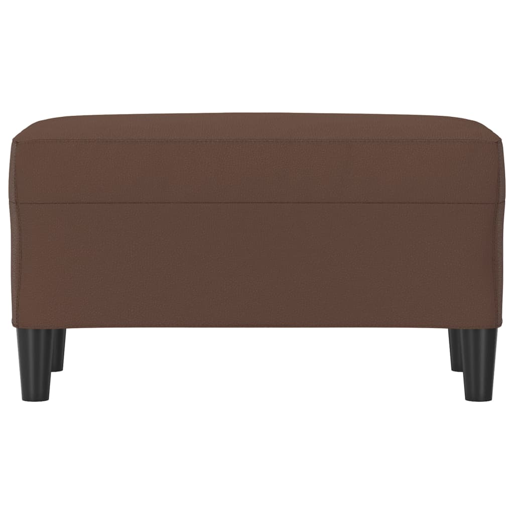 Bankje Kunstleer 70 x 35 x 41 cm Bruin