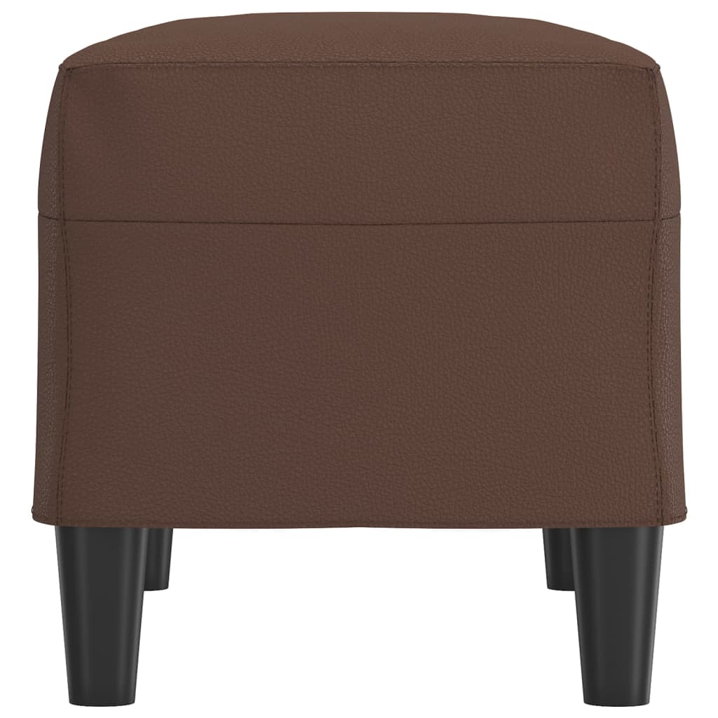 Bankje Kunstleer 70 x 35 x 41 cm Bruin