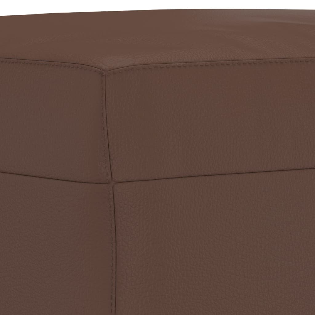 Bankje Kunstleer 70 x 35 x 41 cm Bruin