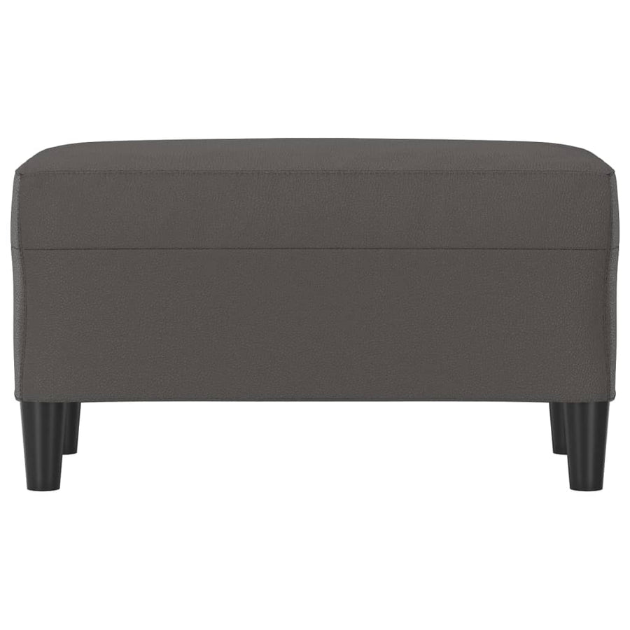 Bankje 70X35X41 Cm Kunstleer Grijs