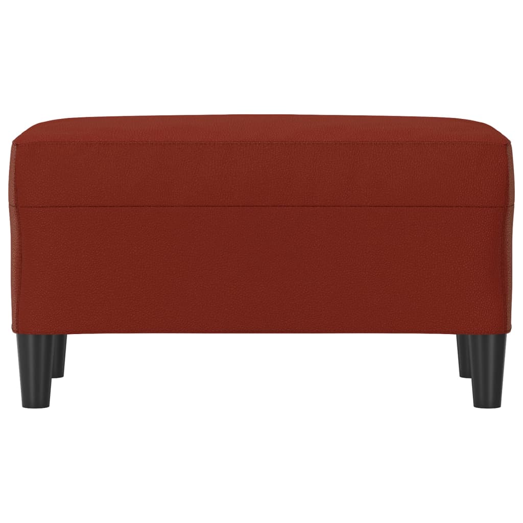 Bankje Kunstleer 70 x 35 x 41 cm Wijnrood