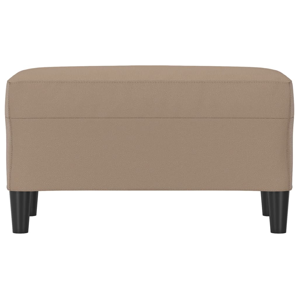 Bankje Kunstleer Kleurig 70 x 35 x 41 cm Cappuccino