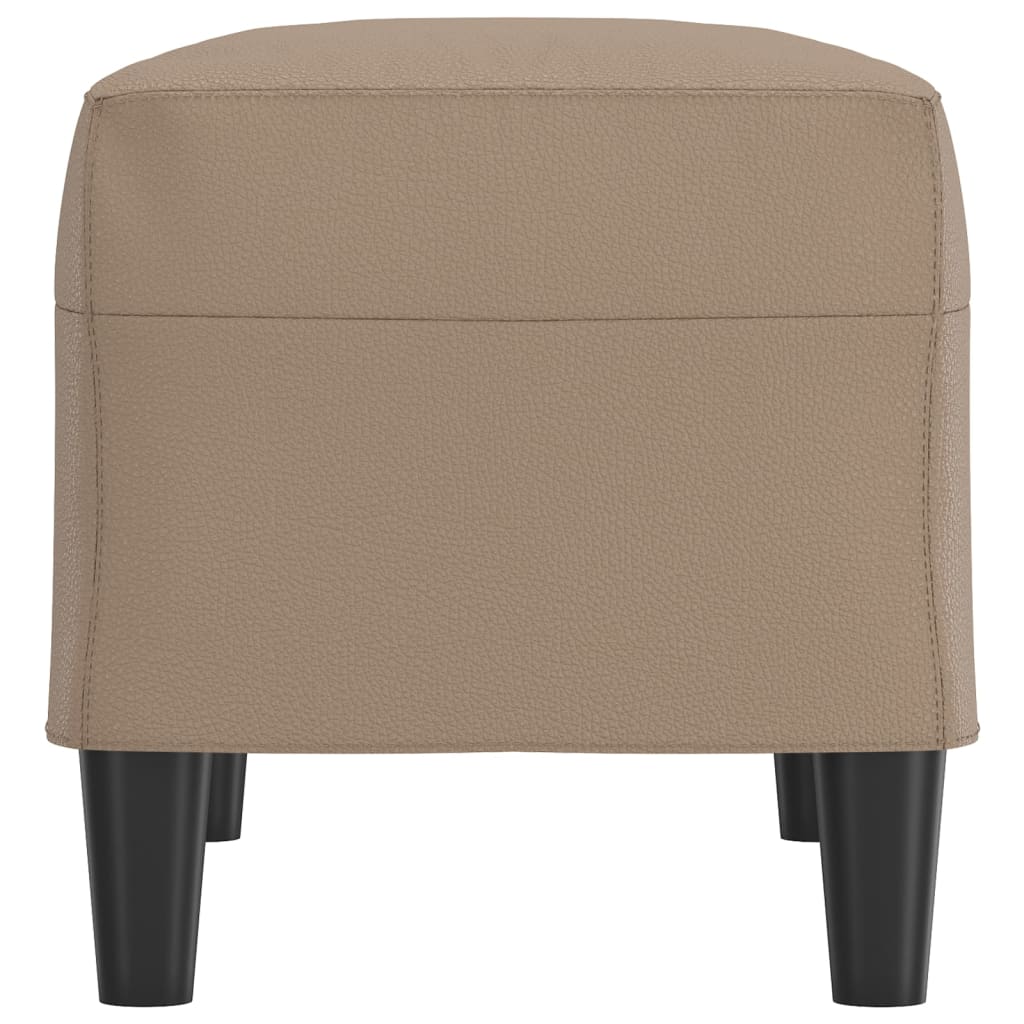Bankje Kunstleer Kleurig 70 x 35 x 41 cm Cappuccino