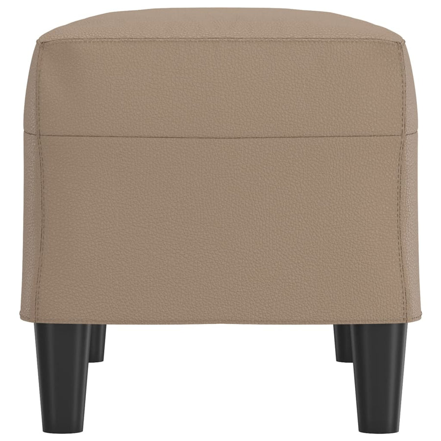 Bankje Kunstleer Kleurig 70 x 35 x 41 cm Cappuccino