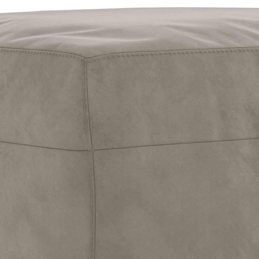 Bankje 70X35X41 Cm Fluweel Lichtgrijs