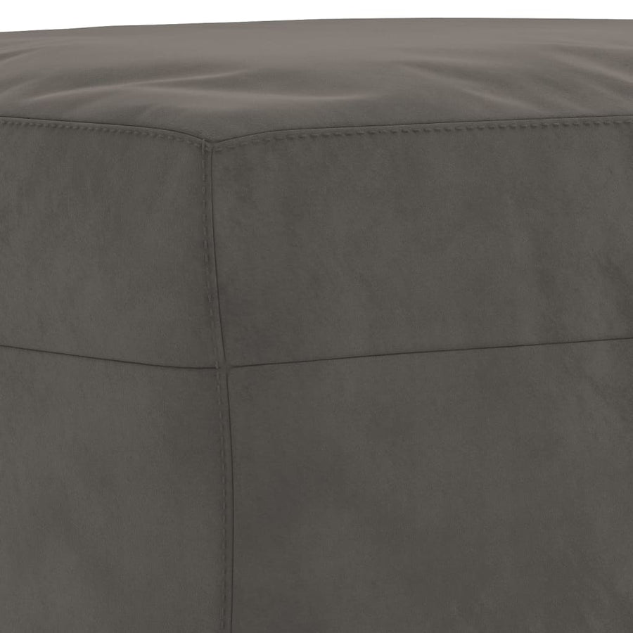 Bankje 70X35X41 Cm Fluweel Donkergrijs