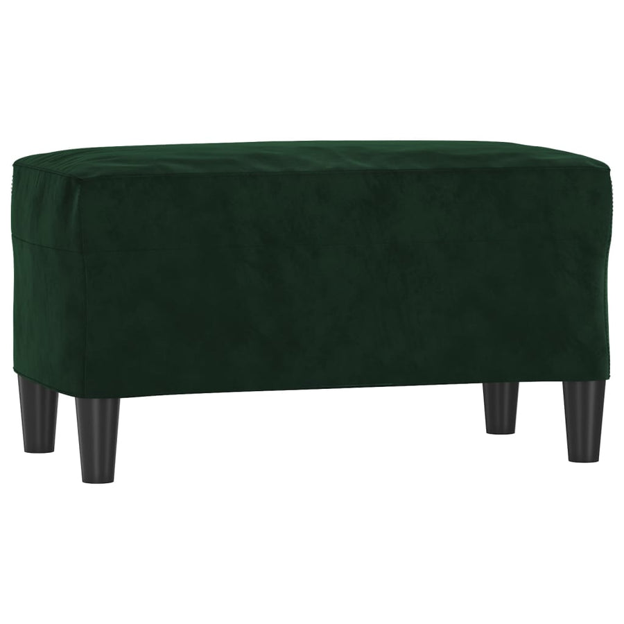 Bankje Fluweel 70 x 35 x 41 cm Donkergroen