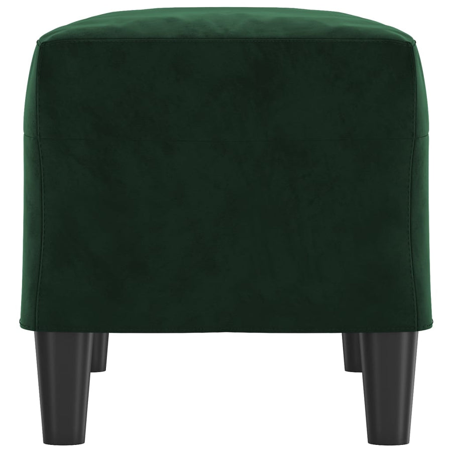 Bankje Fluweel 70 x 35 x 41 cm Donkergroen
