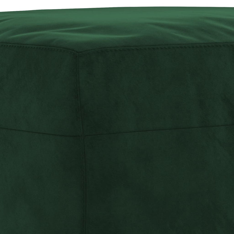 Bankje Fluweel 70 x 35 x 41 cm Donkergroen
