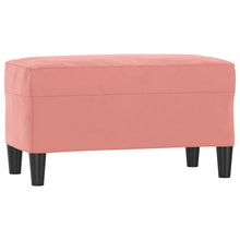 Bankje 70X35X41 Cm Fluweel Roze