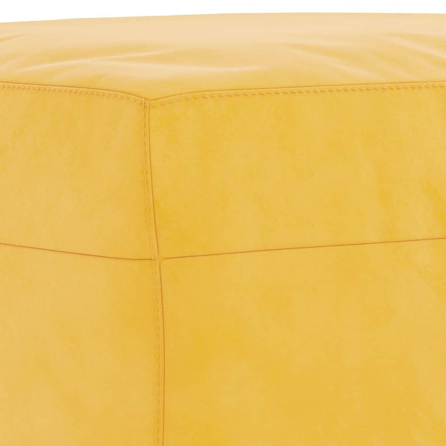 Bankje 70X35X41 Cm Fluweel Geel