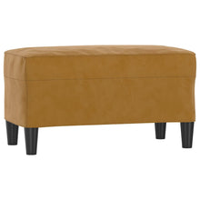 Bankje 70X35X41 Cm Fluweel Bruin