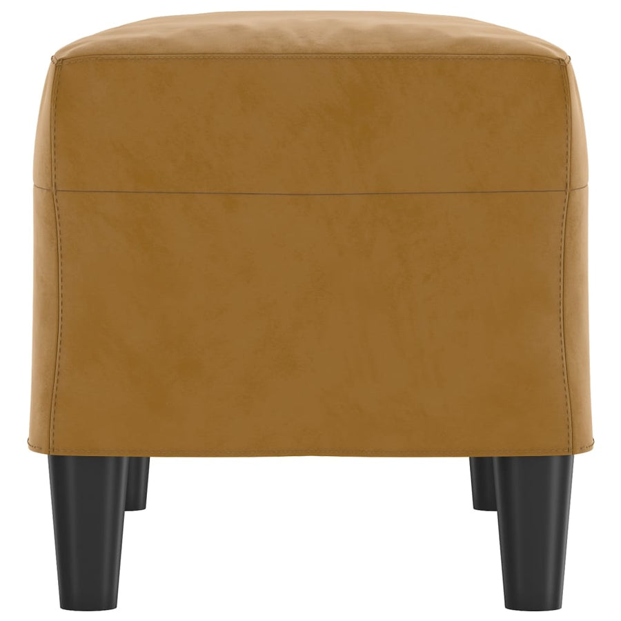 Bankje 70X35X41 Cm Fluweel Bruin