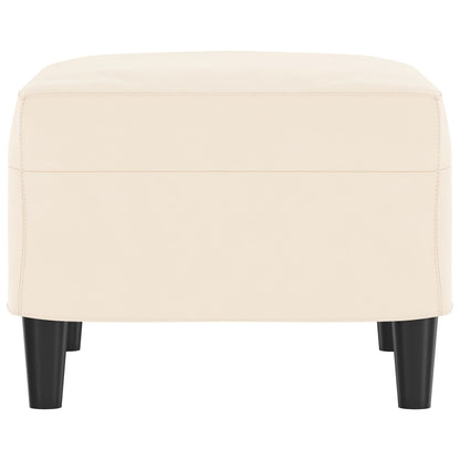 Bankje 70X35X41 Cm Fluweel Crèmekleurig