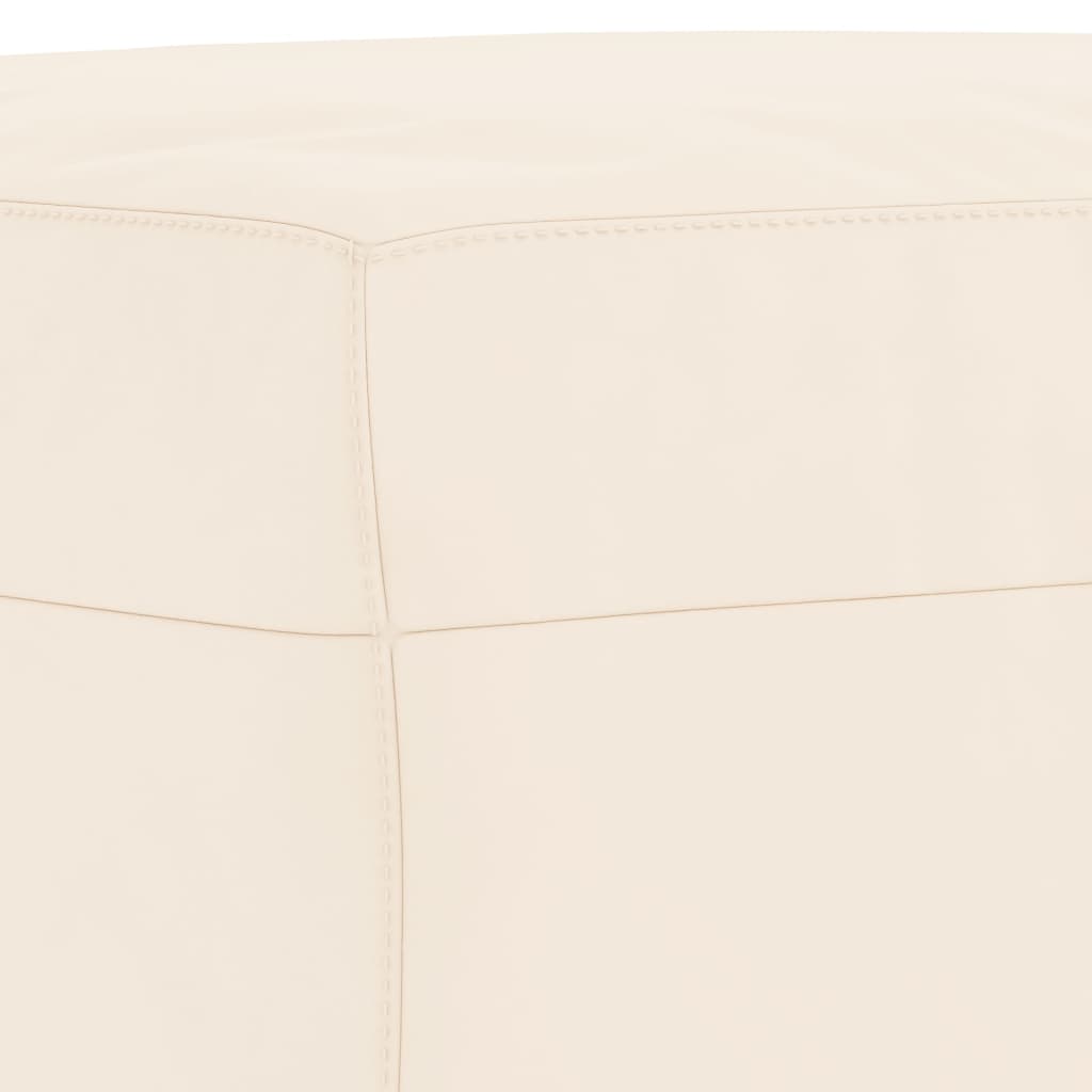 Bankje 70X35X41 Cm Fluweel Crèmekleurig
