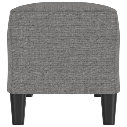 Bankje 100x35x41 cm stof donkergrijs