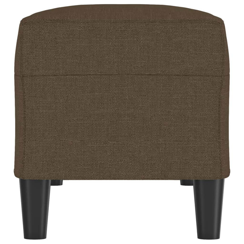 Bankje 100x35x41 cm stof bruin