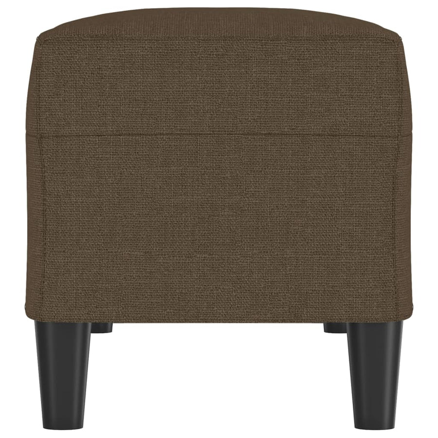 Bankje 100x35x41 cm stof bruin