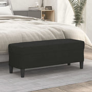 Bench 100x35x41 cm fabric black