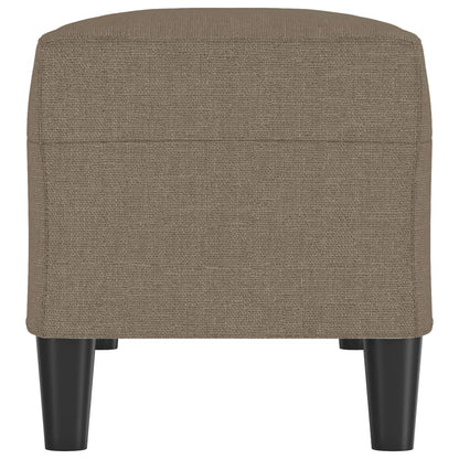 Bankje 100x35x41 cm stof taupe