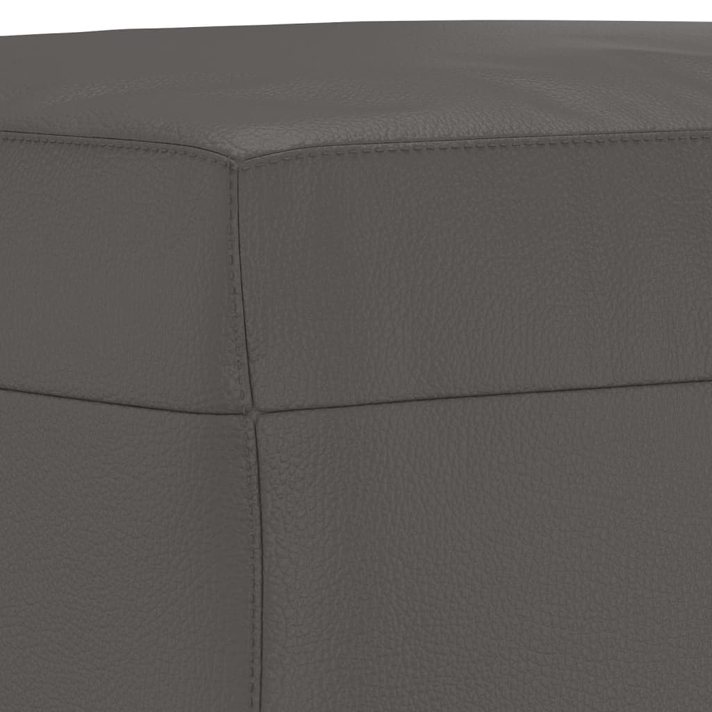 Bankje Kunstleer 100 x 35 x 41 cm Grijs
