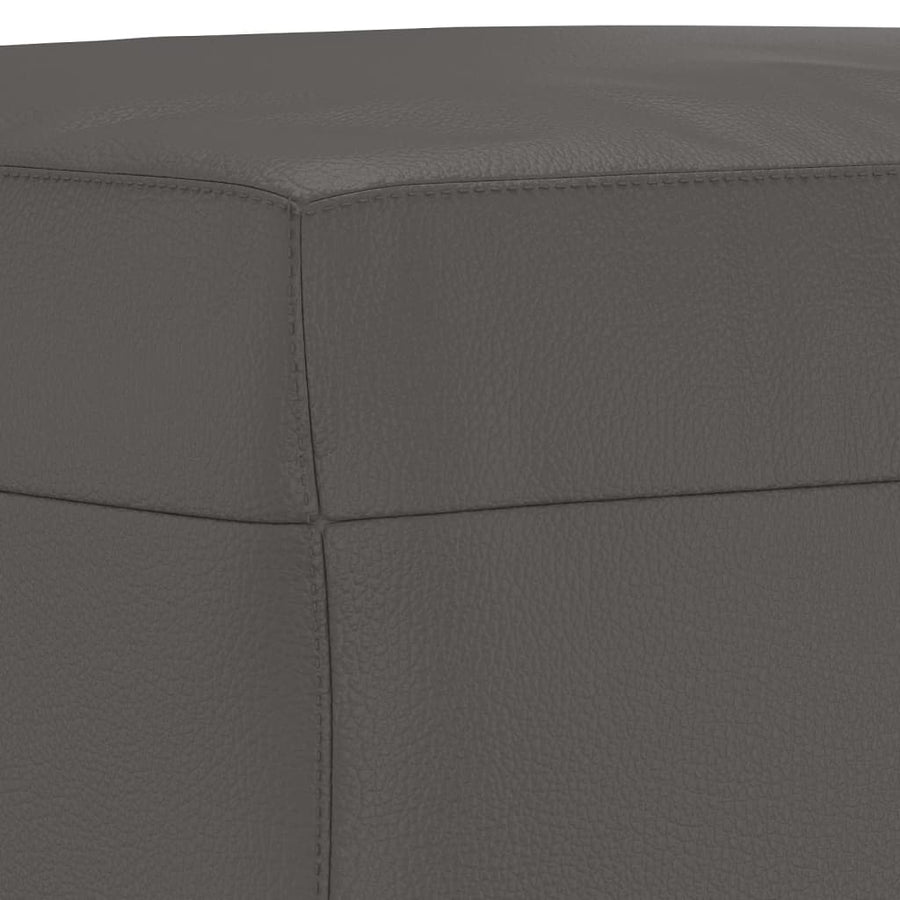 Bankje Kunstleer 100 x 35 x 41 cm Grijs