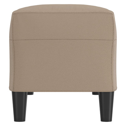 Bankje Kunstleer Kleurig 100 x 35 x 41 cm Cappuccino
