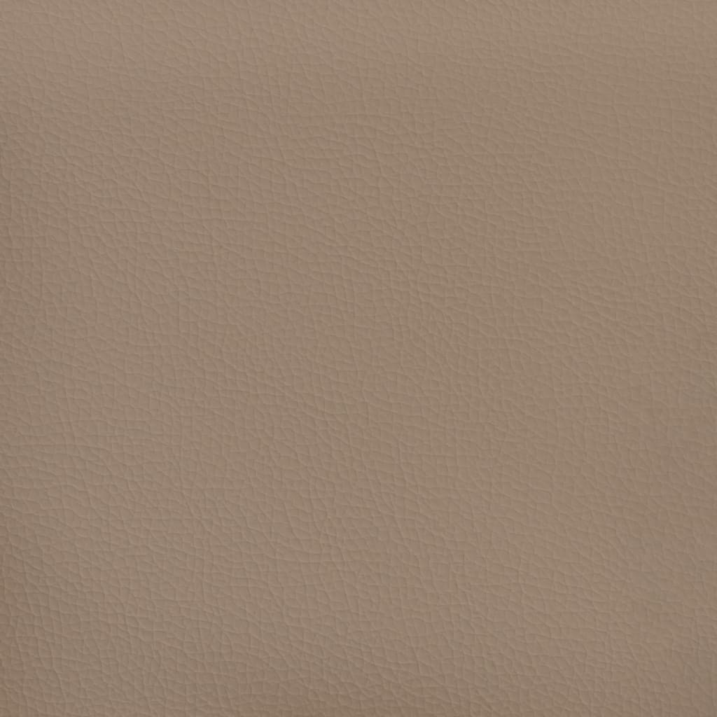Bankje Kunstleer Kleurig 100 x 35 x 41 cm Cappuccino