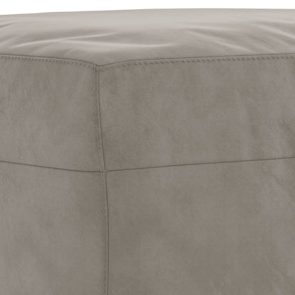 Bankje 100X35X41 Cm Fluweel Lichtgrijs