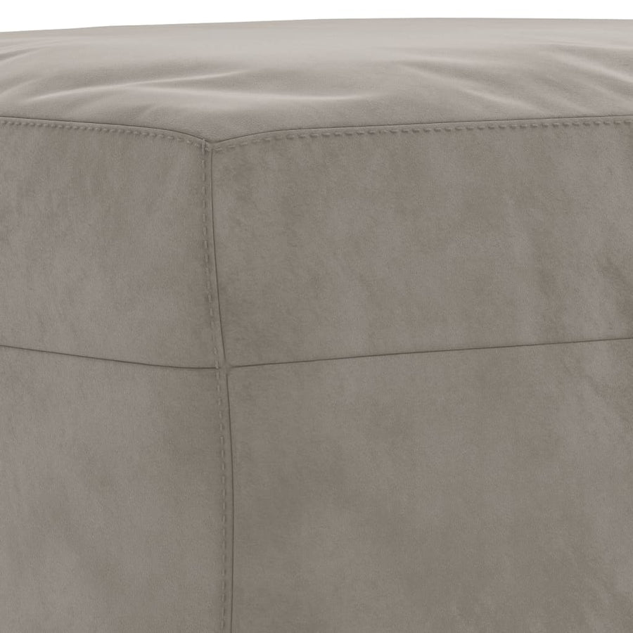 Bankje 100X35X41 Cm Fluweel Lichtgrijs