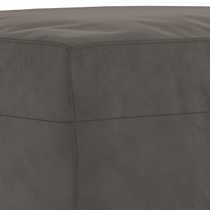 Bankje 100X35X41 Cm Fluweel Donkergrijs
