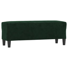 Bankje 100X35X41 Cm Fluweel Donkergroen