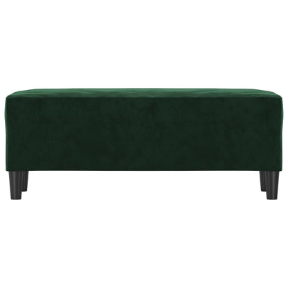 Bankje 100X35X41 Cm Fluweel Donkergroen