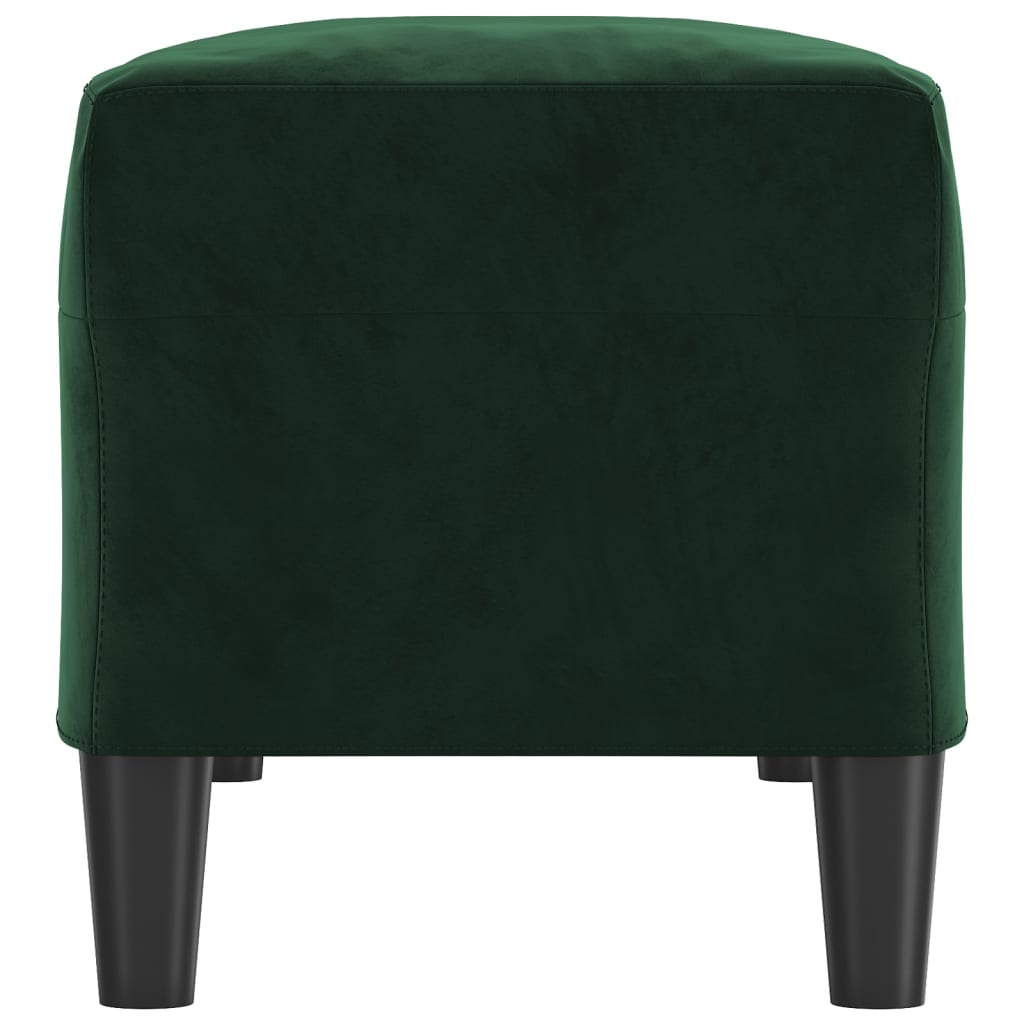 Bankje 100X35X41 Cm Fluweel Donkergroen