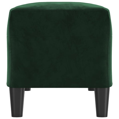 Bankje 100X35X41 Cm Fluweel Donkergroen