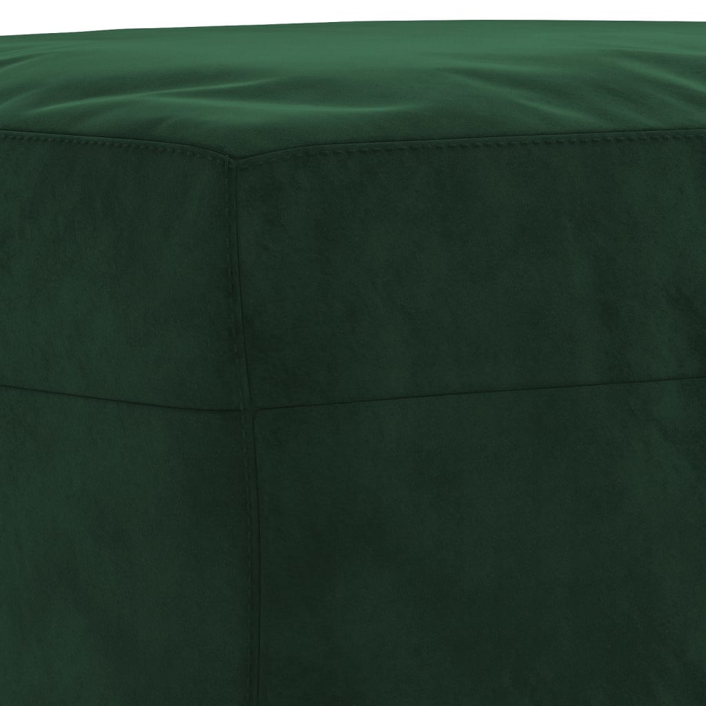 Bankje 100X35X41 Cm Fluweel Donkergroen