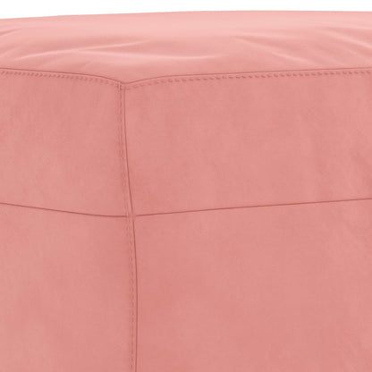 Bankje 100X35X41 Cm Fluweel Roze 100 x 35 x 41 cm