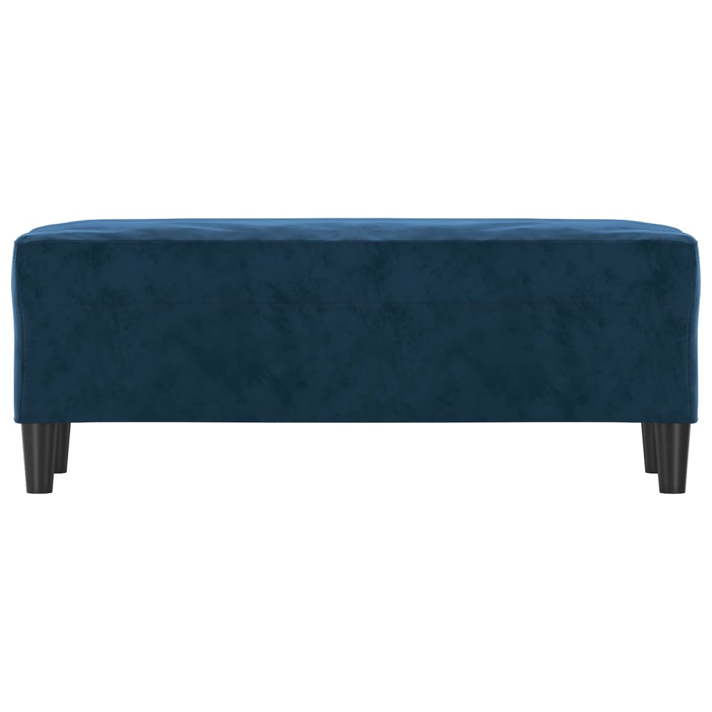 Bankje 100X35X41 Cm Fluweel Blauw