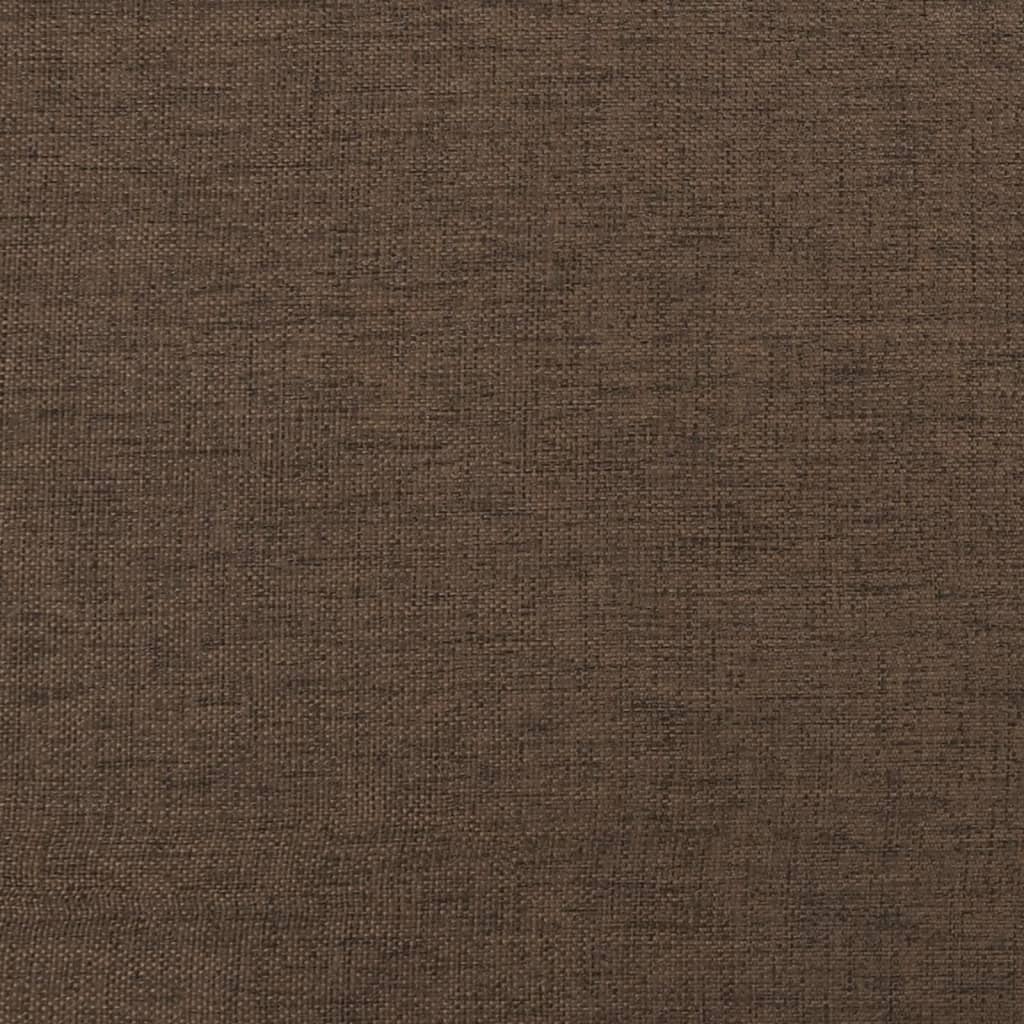 Bankje 70x35x41 cm stof bruin
