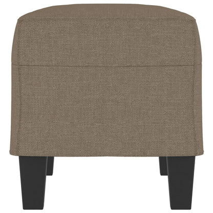 Bankje 70x35x41 cm stof taupe