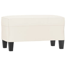 Bankje Kunstleer Kleurig 70 x 35 x 41 cm crème